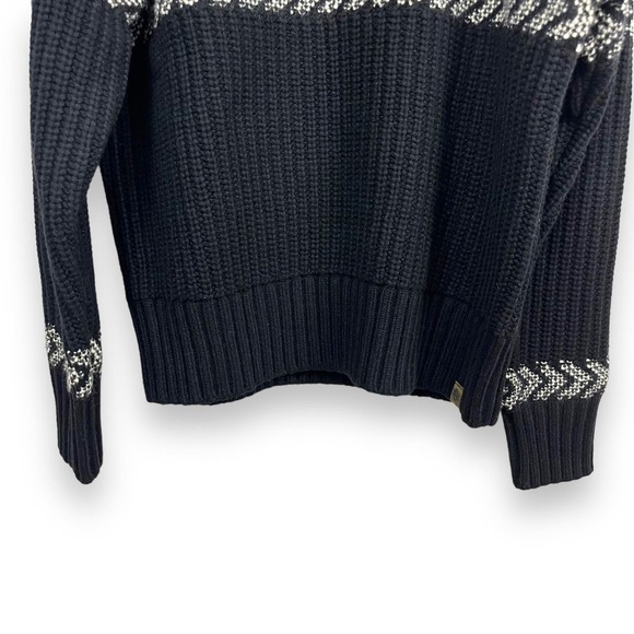 Banana Republic Sweater Mens Medium Italian Merino Blend Arran Fair Isle NWT - Picture 7 of 15